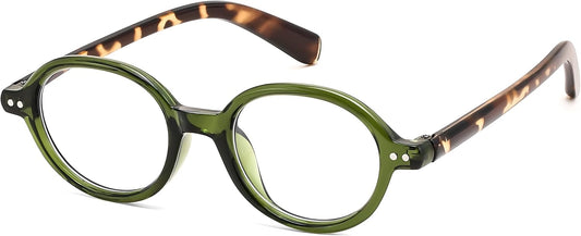 Green Frame-tortoise Leg / 2.5 x | B0FR9T1TCC | FEISEDY Vintage Oval Blue Light Reading Glasses for Women, Stylish Lightweight 90s Reader B0327