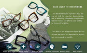 ÉÌƷͼƬ 20 | B08DF5QRXC | FEISEDY Oversized Square Blue Light Blocking Glasses Eye Strain Glare Pearl Inlay Arm Cat Eye Fashion Eyewear B2639
