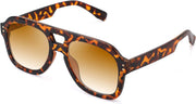ÉÌƷͼƬ 80 | B09KV1MSHN | FEISEDY Aviator Sunglasses For Women Men Square Chunky Trendy Eyewear B2846