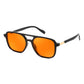 FEISEDY Polarized Pilot Sunglasses for Women Men, Trendy Rectangle Womens Mens Sun Glasses