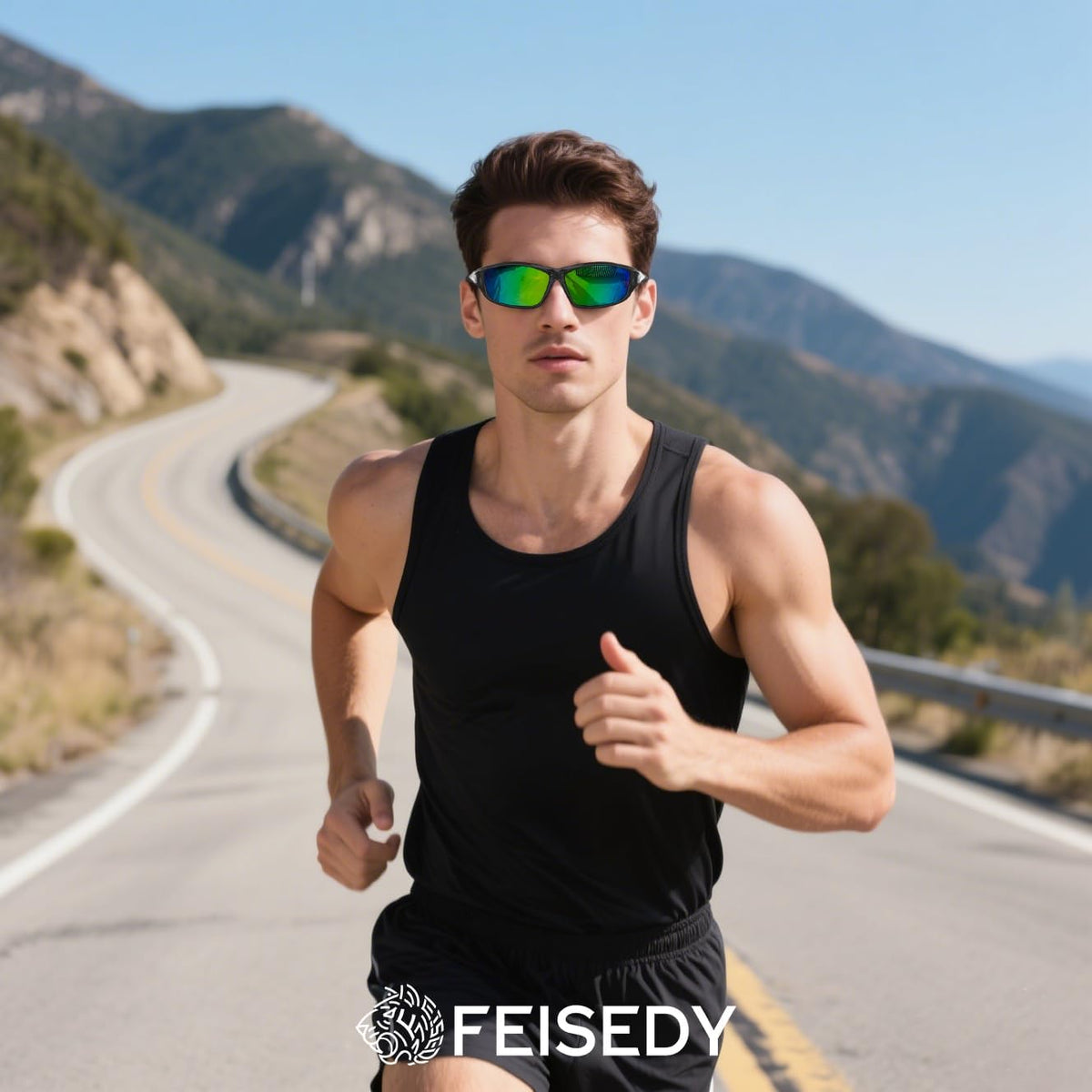 ÉÌƷͼƬ 12 | B09CT4VMCM | FEISEDY Classic Men Polarized Sports Sunglasses Night Driving Yellow Lenses Cycling Fishing Driving Glasses B2674