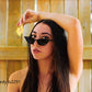 商品图片 2 | B079KYQYT3 | FEISEDY Small Cat Eye Sunglasses Vintage Square Shade Women Eyewear B2291