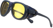 ÉÌƷͼƬ 22 | B0D5HMBR1X | FEISEDY Steampunk Sunglasses Women Men£¬Polarized Yellow Lens, Retro Round Vintage Frame Leatherwear B0159