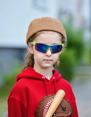 ÉÌƷͼƬ 40 | B07JZ18KMZ | FEISEDY Kids Polarized Sports Sunglasses, TR90 UV400 Baseball Cycling