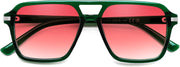 ÉÌƷͼƬ 25 | B0H1W78PMP | FEISEDY Retro Square Aviator Sunglasses Women Men 70s Trendy B0434