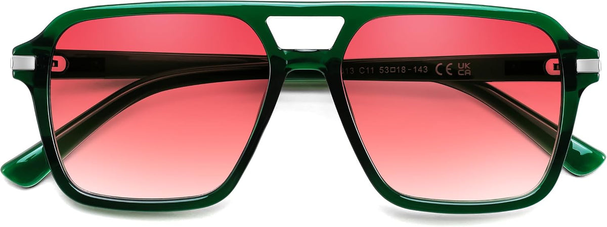 ÉÌƷͼƬ 25 | B0H1W78PMP | FEISEDY Retro Square Aviator Sunglasses Women Men 70s Trendy B0434