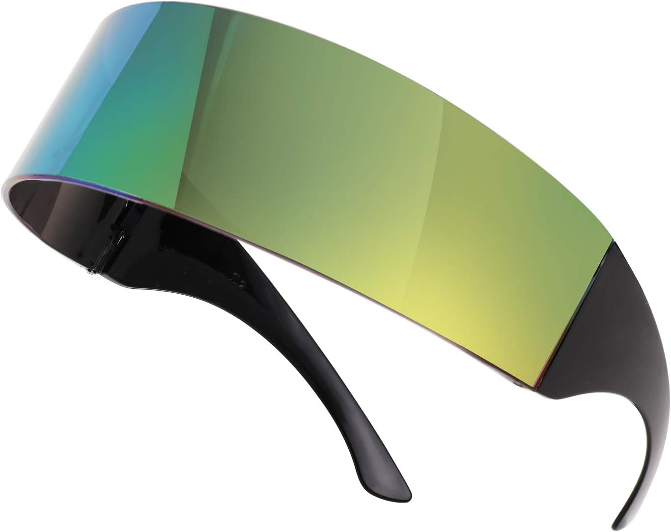 商品图片 17 | B08THY8CBQ | FEISEDY 80s Futuristic Cyclops Cyber Visor Sunglasses Men Women Punk Style Cosplay B2740