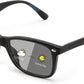 Gloss Black / 53 Millimeters | B0GKNQ1JNS | FEISEDY Blue Light Blocking Photochromic Glasses UV400 Protection B1264