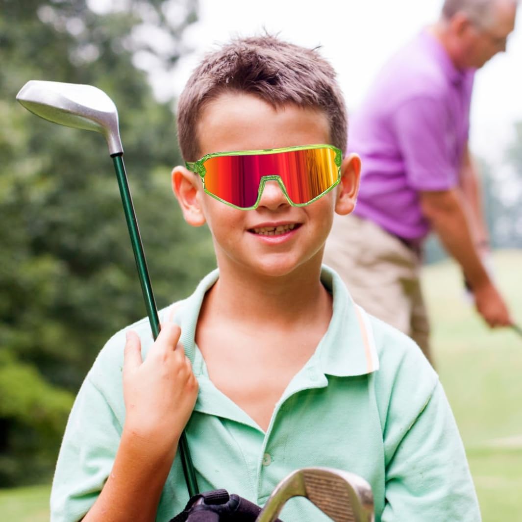 ÉÌƷͼƬ 58 | B0D73JNPNN | FEISEDY Kids Sunglasses Polarized Youth Baseball Sunglasses Sports Cycling Glasses for Boys Girls Age 4-8 B0183