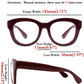 商品图片 5 | B082SVW71F | FEISEDY Retro Reading Glasses Thick Square Big Frame Blue Light Blocking Lens Anti Glare Digital Eyestrain B2534