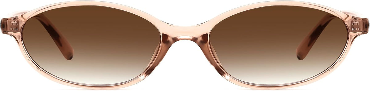 商品图片 18 | B0DMN6519L | FEISEDY Retro Oval Cat Eye Sunglasses for Women 90s Narrow Lightweight Shades Y2k Trendy Sunnies B0257