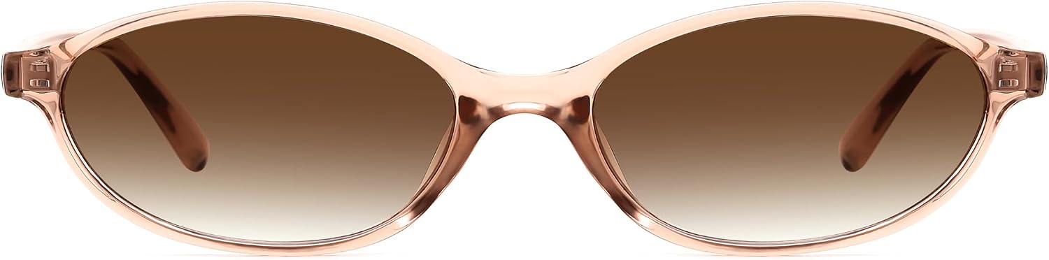 商品图片 18 | B0DMN6519L | FEISEDY Retro Oval Cat Eye Sunglasses for Women 90s Narrow Lightweight Shades Y2k Trendy Sunnies B0257