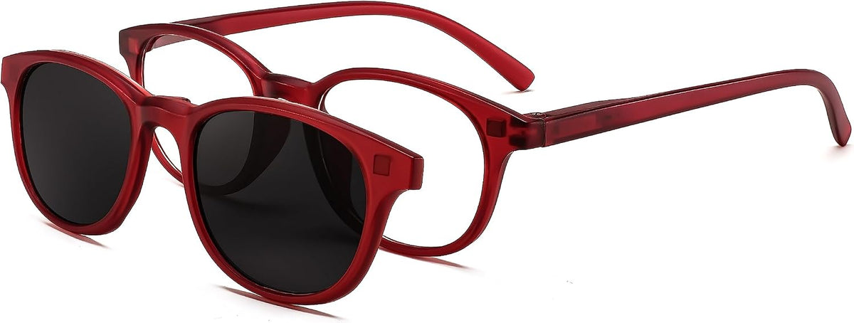 Red Frame/Gray Lens / 2.5 x | B0C9DV4KKJ | FEISEDY Fashion Reading Sunglasses Women Men Square Reader Sunglasses UV400 Protection Polarized Lens B2390