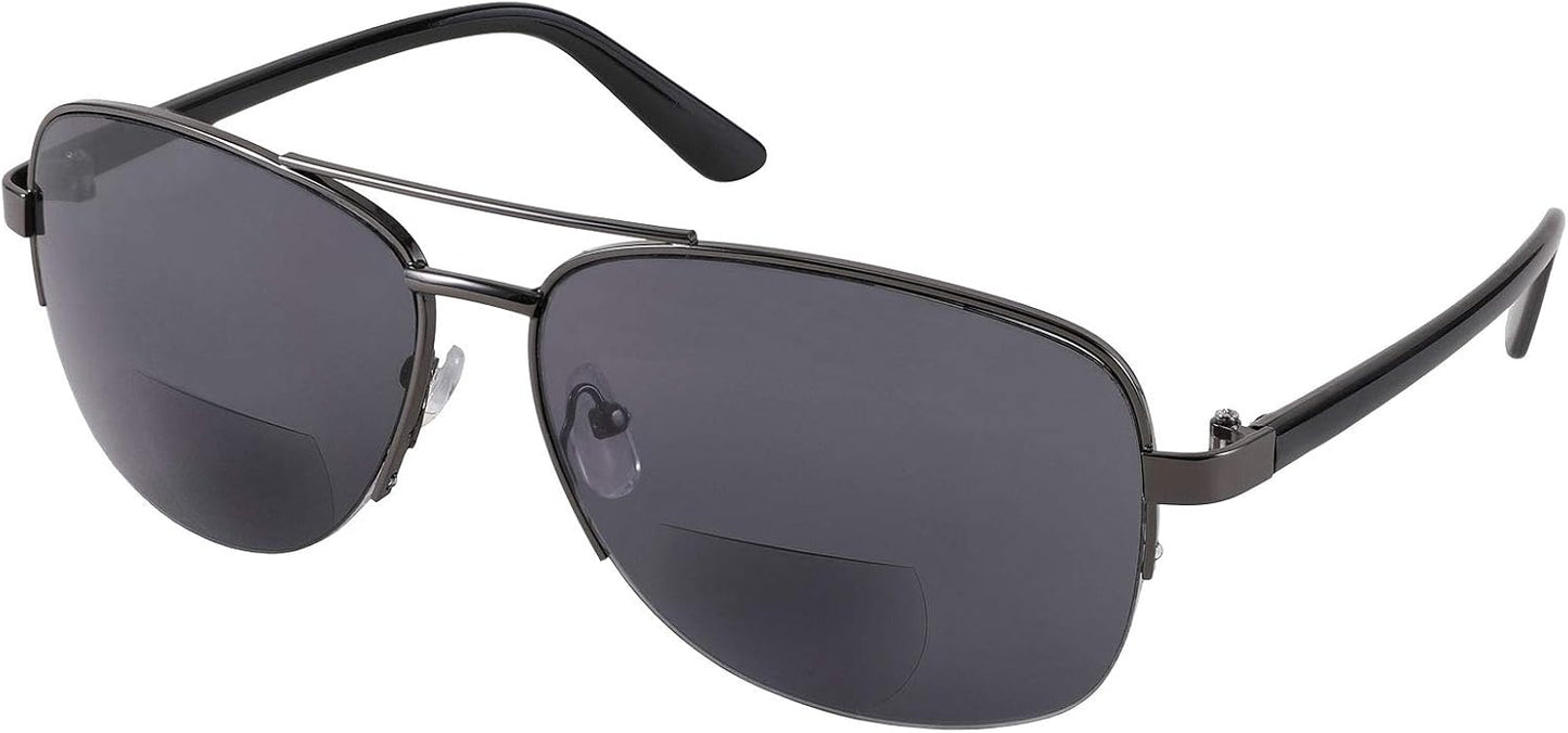 商品图片 2 | B08PDCKNN4 | FEISEDY Reader Sunglasses for Men Women Bifocal for Reading Under Sun Glasses B2718