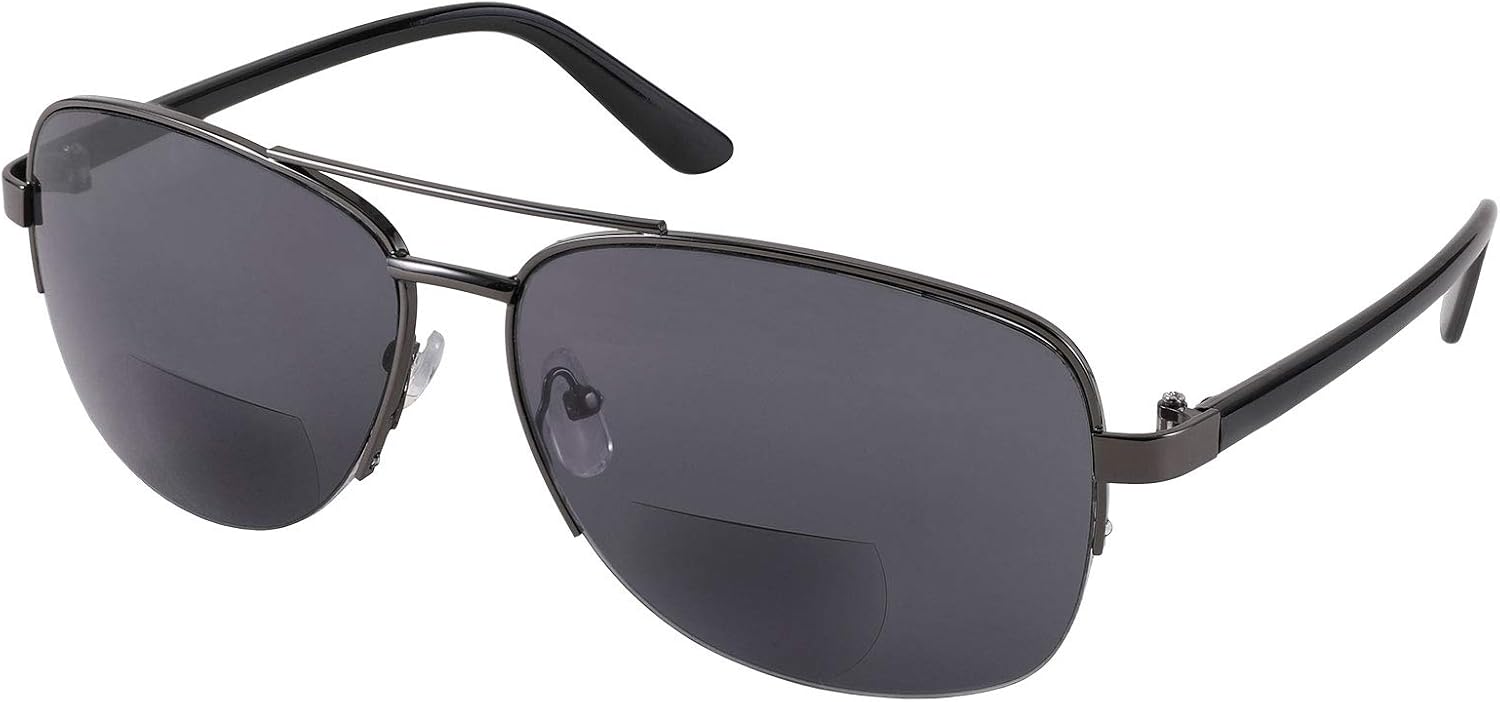 商品图片 2 | B08PDCKNN4 | FEISEDY Reader Sunglasses for Men Women Bifocal for Reading Under Sun Glasses B2718