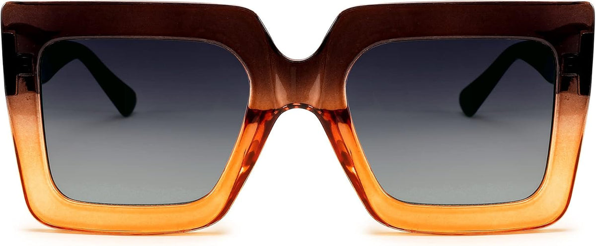 ÉÌƷͼƬ 23 | B0BZRNQQL1 | FEISEDY Oversized Square Sunglasses for Women Fashion Shades Luxury Big Sun Glasses UV400 Protection B2380