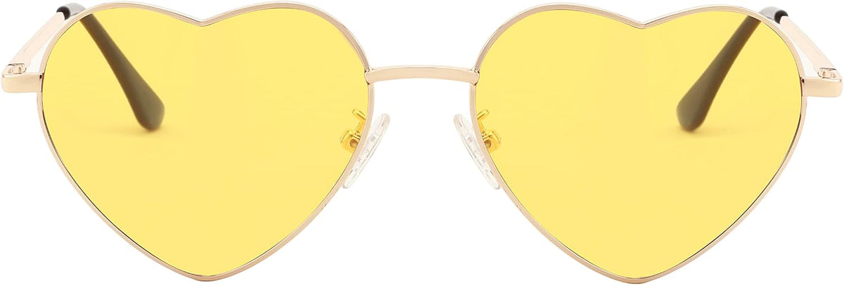 ÉÌƷͼƬ 51 | B0BP6HX1R6 | FEISEDY Polarized Heart Sunglasses Women Men Metal Frame Cute Lovely Glasses UV400 Protection B2375