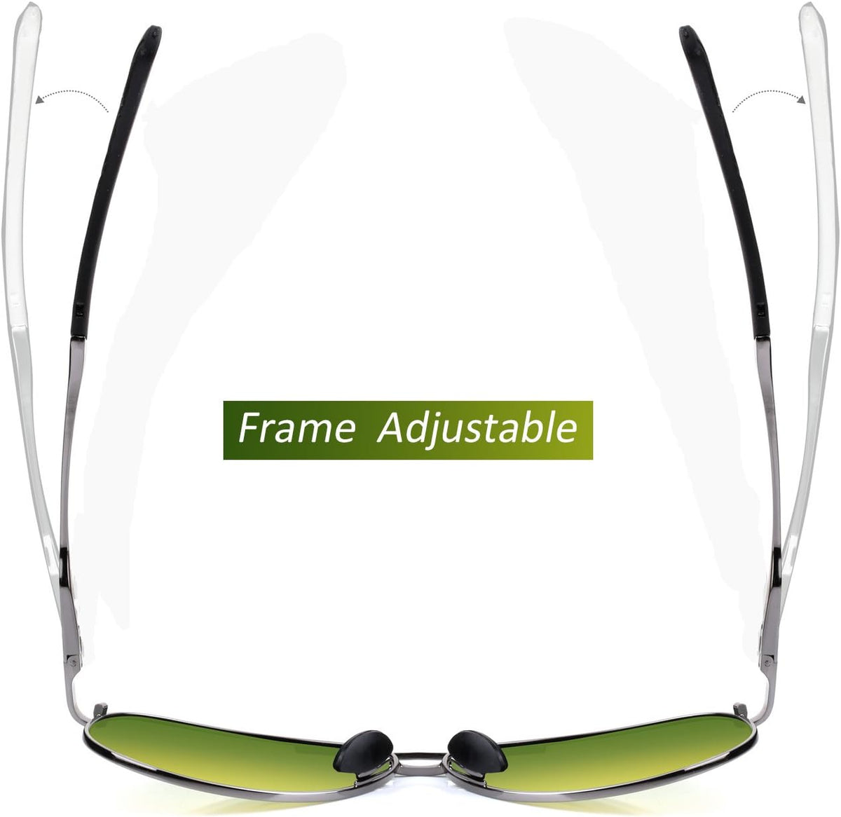 ÉÌƷͼƬ 5 | B07BDGXB1X | FEISEDY Night Driving Glasses Night Vision Aviator Anti Glare Eyewear for Men Women B2294