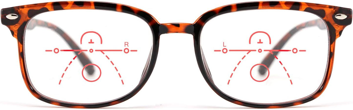 ÉÌƷͼƬ 27 | B07Q5Y42G2 | FEISEDY Progressive Multifocal Reading Glasses Blue Light Blocking Reader Glasses TR90 Frame Women Men B2497