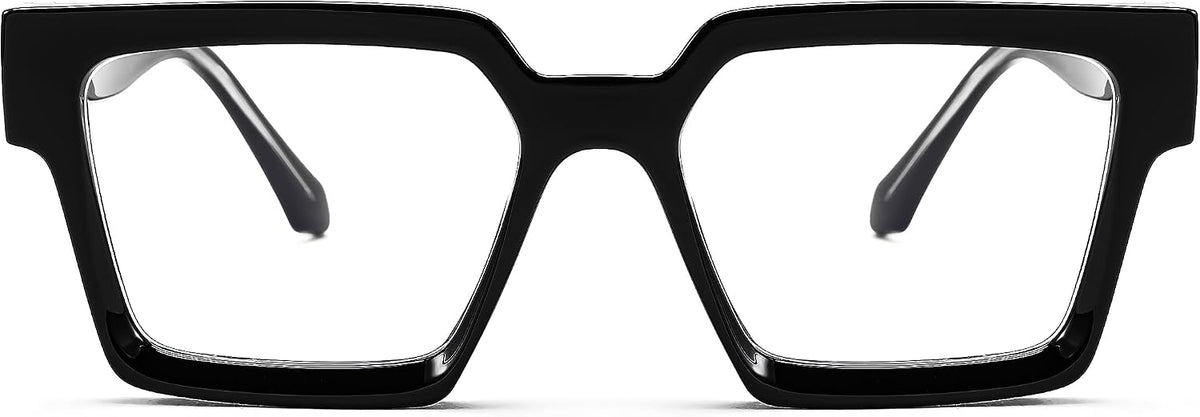ÉÌƷͼƬ 17 | B0CDBH37B5 | FEISEDY Oversized Blue Light Glasses for Women Men TR90 Retro Square Anti Eyestrain Glasses Rectangle Fashion Frame B0037