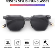 ÉÌƷͼƬ 40 | B0F58QMH7Q | FEISEDY Retro Square Sunglasses Women Men Trendy Rectangle Shades Vintage Sun Glasses B0274