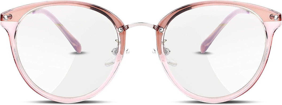 商品图片 2 | B07D1YJSTB | FEISEDY Women Vintage Glasses Frames Round Eyewear Clear Lens B2260