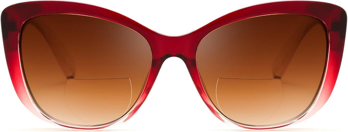 ÉÌƷͼƬ 16 | B0GSZX5N57 | FEISEDY Cat Eye Bifocal Sunglasses Reader for Women UV400 Protection B0352