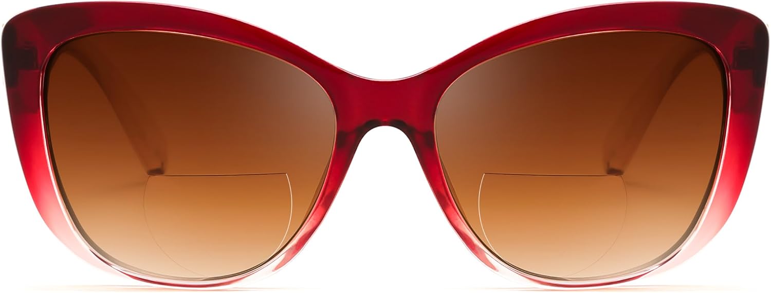 商品图片 16 | B0GSZX5N57 | FEISEDY Cat Eye Bifocal Sunglasses Reader for Women UV400 Protection B0352