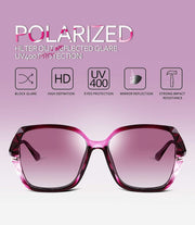 ÉÌƷͼƬ 77 | B079GSTW1D | FEISEDY Polarized Women Square Sunglasses Sparkling Composite Shiny Frame B2289
