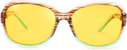 ÉÌƷͼƬ 91 | B081YY5RM3 | FEISEDY Classic Womens Night Glasses Driving Anti Glare Wrap Around Yellow Sunglasses B2548