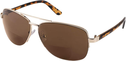 Brown / 3.0 x | B08PD9M2QL | FEISEDY Reader Sunglasses for Men Women Bifocal for Reading Under Sun Glasses B2718