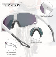 ÉÌƷͼƬ 10 | B0D78XVKSX | FEISEDY Polarized Cycling Glasses Sports Sunglasses, UV400 Protection Baseball Running Glasses for Men Women Youth B0180