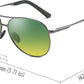 商品图片 6 | B07BDGXB1X | FEISEDY Night Driving Glasses Night Vision Aviator Anti Glare Eyewear for Men Women B2294