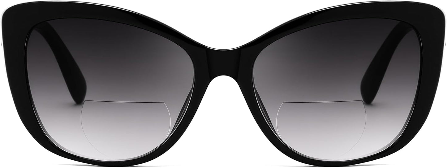 商品图片 8 | B0GSZX5N57 | FEISEDY Cat Eye Bifocal Sunglasses Reader for Women UV400 Protection B0352