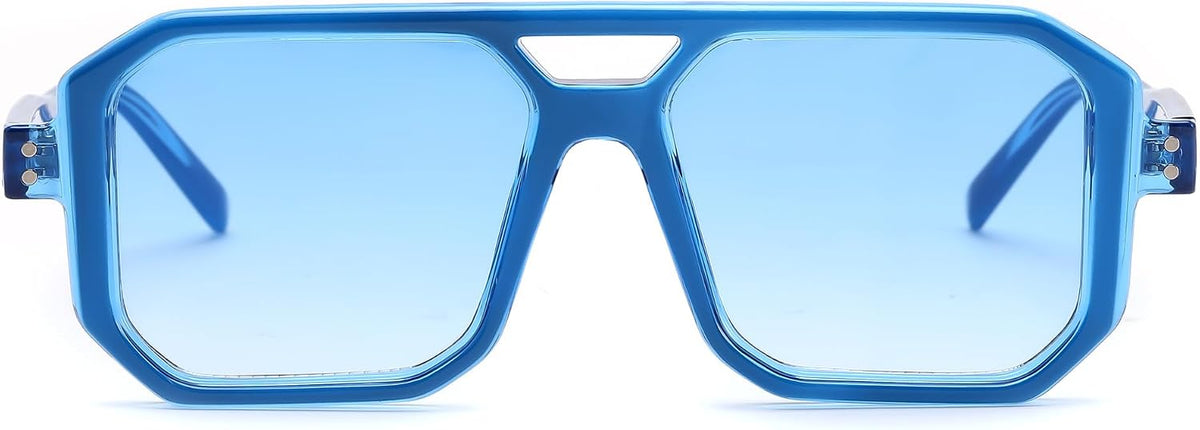 ÉÌƷͼƬ 43 | B0B9BNZRMZ | FEISEDY Retro Aviator Square Sunglasses for Women Men UV400 B2939