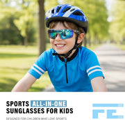 ÉÌƷͼƬ 48 | B07JZ18KMZ | FEISEDY Kids Polarized Sports Sunglasses, TR90 UV400 Baseball Cycling