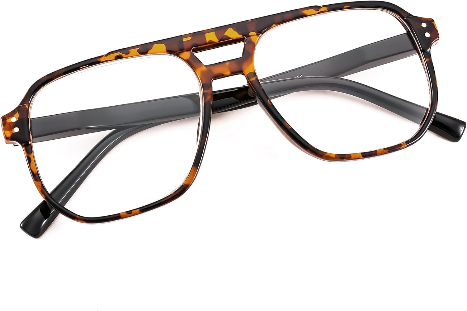商品图片 19 | B0CHJST8ZK | FEISEDY Retro Aviator Reading Glasses Women Men Blue Light Blocking Reader Plastic Lightweight Frame B0071