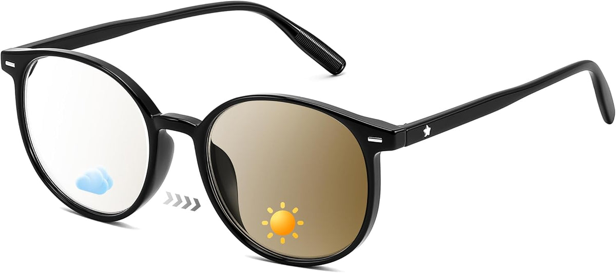 ÉÌƷͼƬ 30 | B0GT2R9GP7 | FEISEDY Photochromic Blue Light Blocking Glasses Fashion Women Men B1238
