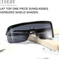 商品图片 59 | B096SD9GGG | FEISEDY Oversized Mirror Shield Sport 80s Sunglasses Ski Goggles Flat Top One Piece Futuristic Visor Women Men B2522