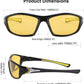 商品图片 63 | B09CT4VMCM | FEISEDY Classic Men Polarized Sports Sunglasses Night Driving Yellow Lenses Cycling Fishing Driving Glasses B2674