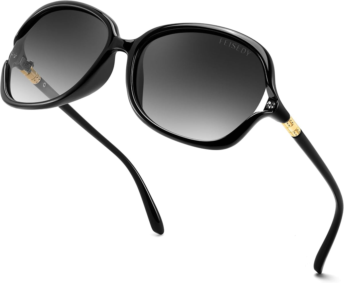 ÉÌƷͼƬ 29 | B0H8N71P98 | FEISEDY Fashion Polarized Sunglasses for Women Butterfly UV400 B0424
