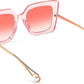 商品图片 82 | B08HVPGJW5 | FEISEDY Sunglasses Womens Trendy, Oversized Square Shades, Pearl Inlay Cat Eye Frame UV400 Protection B2625
