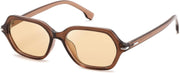 Tea Frame Tea Lens / 53 Millimeters | B0HJYQ43J4 | FEISEDY Classic Square Sunglasses for Women Men, Retro Trendy Shades B0493