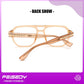 商品图片 15 | B0FHKFDMDZ | FEISEDY Aviator Blue Light Glasses for Men Women, Retro 70s Style Design TR90 Anti Glare Digital Eyestrain & Daily Wear B0284