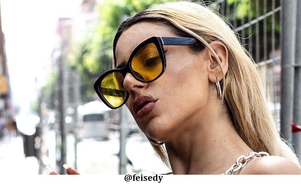 ÉÌƷͼƬ 48 | B07M9V125F | FEISEDY Polarized Vintage Sunglasses American Womens Square Jackie O Cat Eye Sunglasses B2451