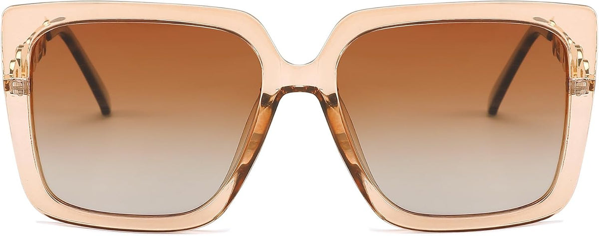 ÉÌƷͼƬ 60 | B08HVPGJW5 | FEISEDY Sunglasses Womens Trendy, Oversized Square Shades, Pearl Inlay Cat Eye Frame UV400 Protection B2625