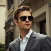 ÉÌƷͼƬ 2 | B0GQY2S7JF | FEISEDY Vintage Polarized Aviator Sunglasses Men Women Classic American Gradient Lens UV400 Protection B0273