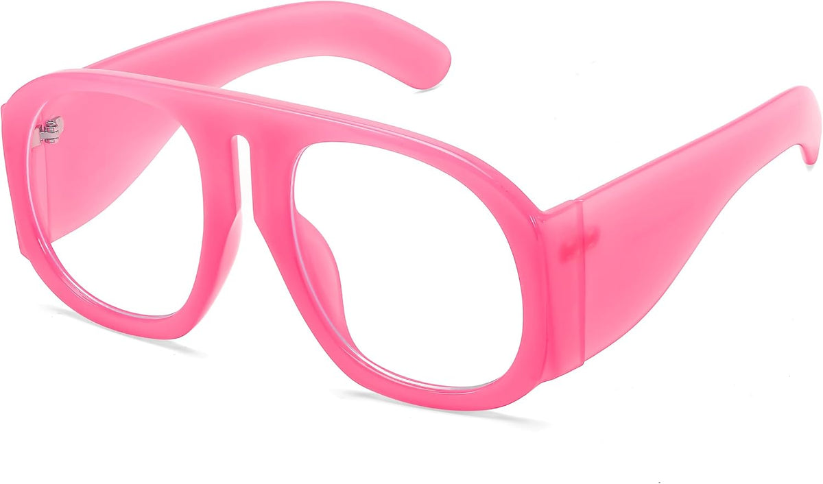 ÉÌƷͼƬ 9 | B0BP7FJ44H | FEISEDY Oversized Blue Light Blocking Glasses Women Men Big Plastic Aviator Frame Eyewear Clear Lens Computer Glasses B2371