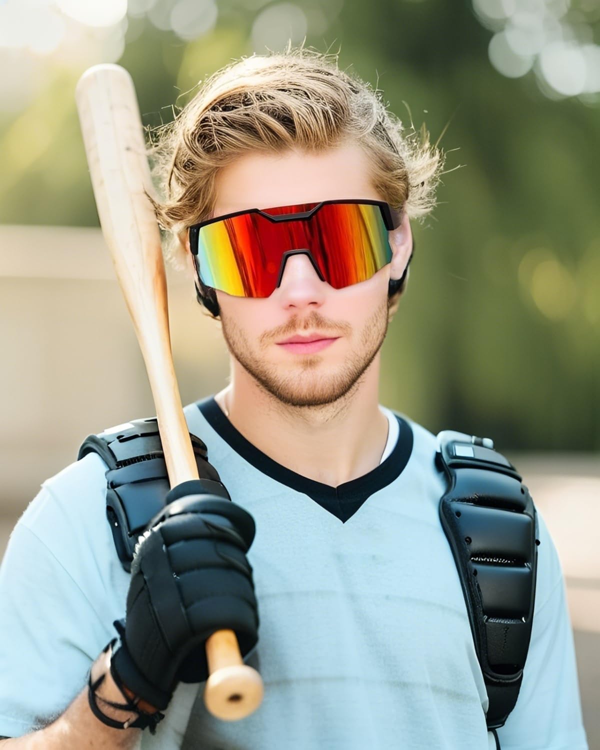 商品图片 6 | B0DJSXXWD7 | Teens Baseball Sunglasses Sports Cycling Glasses for Youth B0157