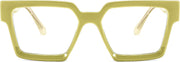 ÉÌƷͼƬ 11 | B0CDBH37B5 | FEISEDY Oversized Blue Light Glasses for Women Men TR90 Retro Square Anti Eyestrain Glasses Rectangle Fashion Frame B0037